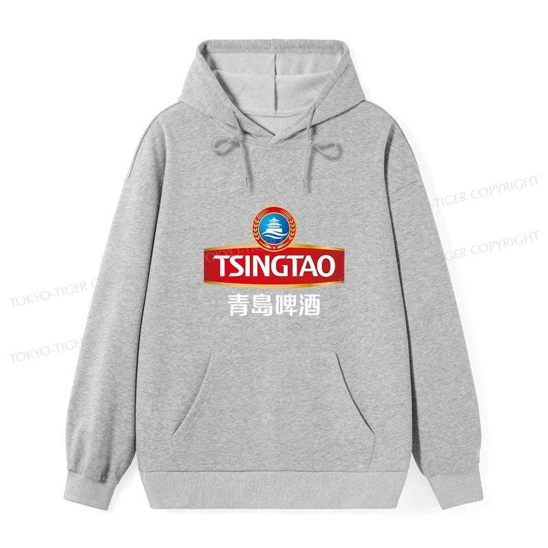 Tokyo-Tiger Qingdao Beer Logo Classic Hoodie