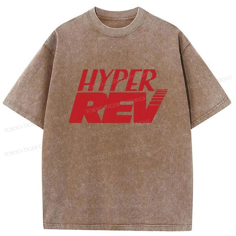 Tokyo-Tiger Hyper Rev Book Washed T-Shirt