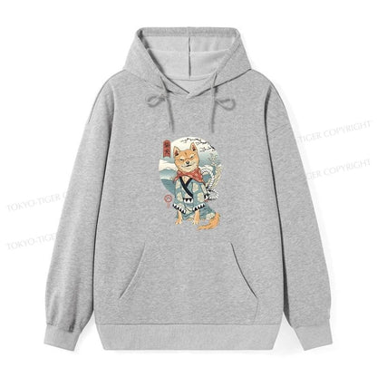 Tokyo-Tiger Samurai Shiba Dog Japanese Classic Hoodie