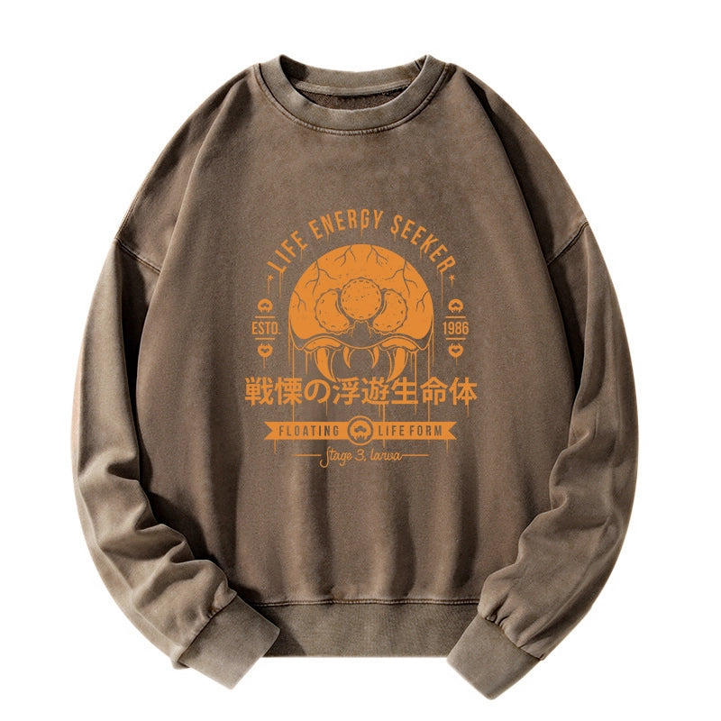 Tokyo-Tiger The Dangerous Larva Washed Sweatshirt