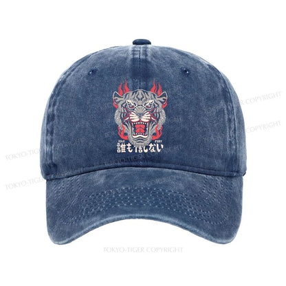 Tokyo-Tiger Retro Tiger Japanese Washed Cap