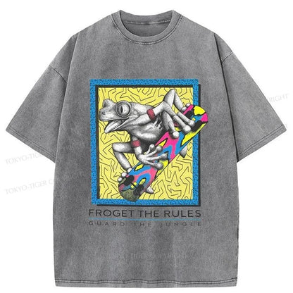 Tokyo-Tiger Froget The Rules Japanese Washed T-Shirt