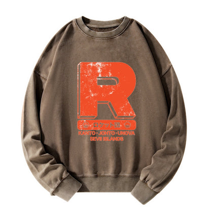 Tokyo-Tiger Team Rocket Japanese Washed Sweatshirt