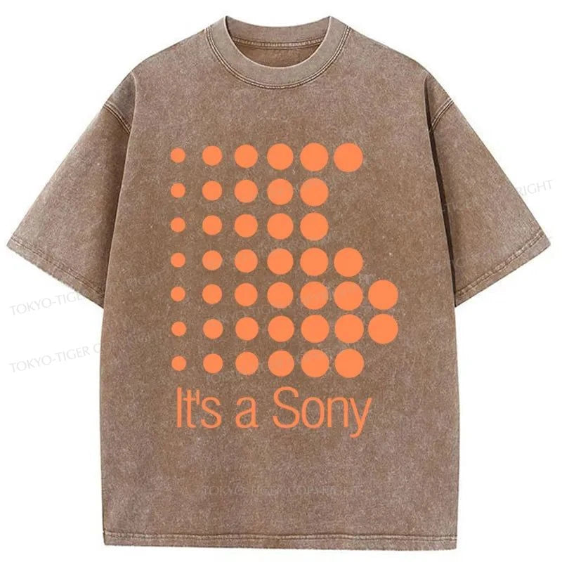 Tokyo-Tiger It's A Sony Washed T-Shirt