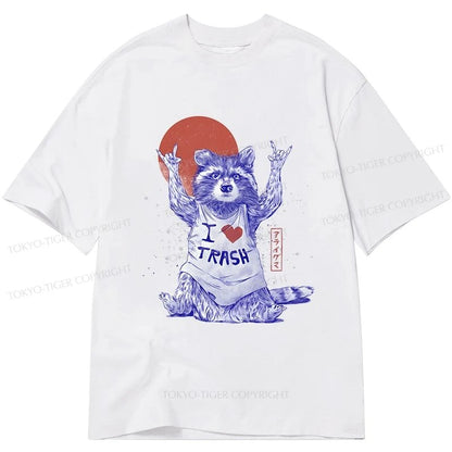 Tokyo-Tiger I love Trash Classic T-Shirt