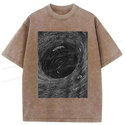 Tokyo-Tiger Vortex Japanese Washed T-Shirt