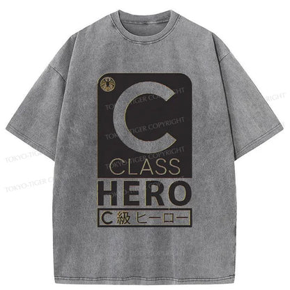 Tokyo-Tiger C Class Hero Faction Japanese Washed T-Shirt