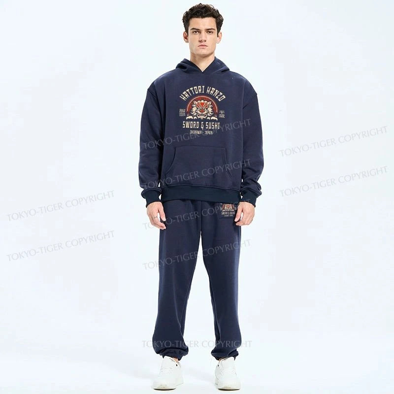 Tokyo-Tiger Hattori Hanzo Sword Fleece Lined Hoodie Set