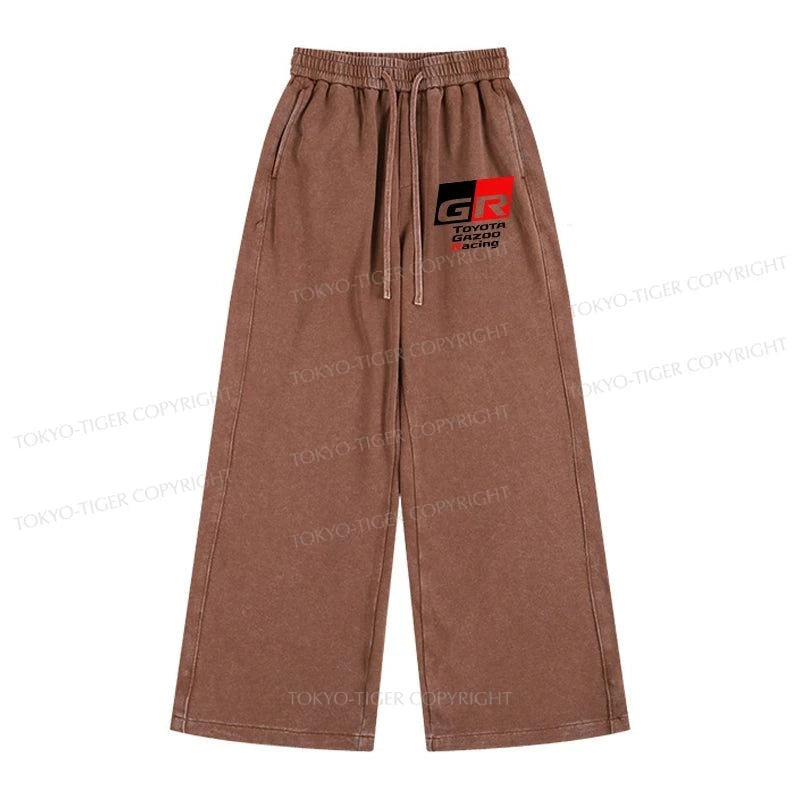 Tokyo-Tiger Toyota Gazoo Racing GR Logo Washed Sweatpants