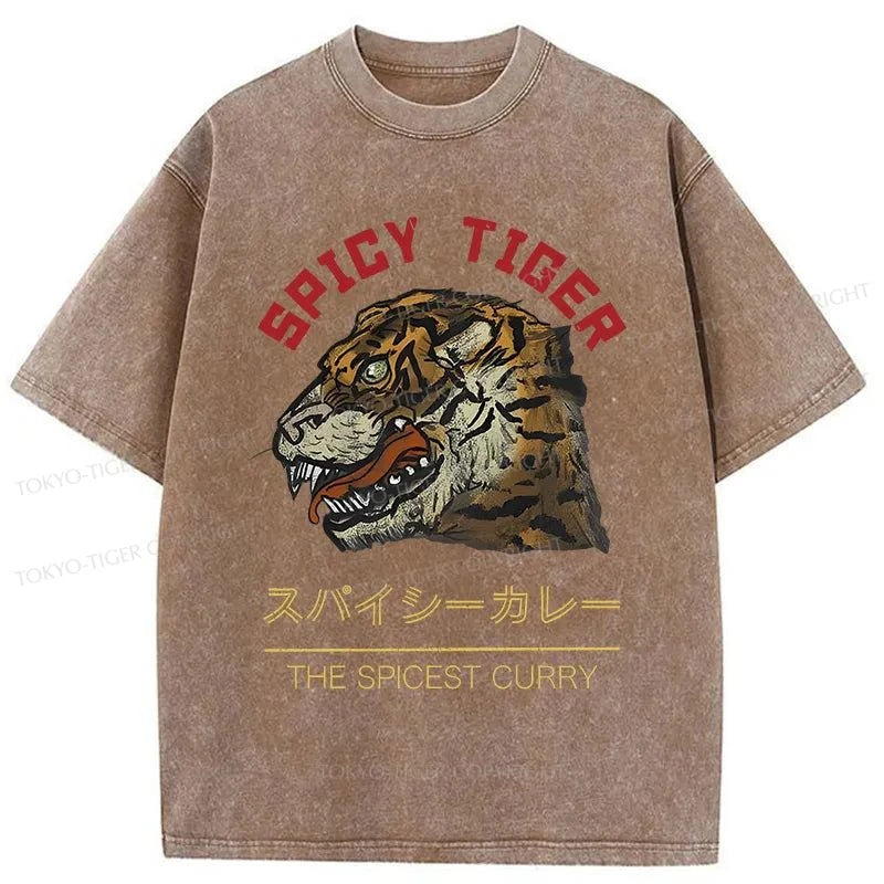 Tokyo-Tiger Spicy Tiger Japanese Washed T-Shirt