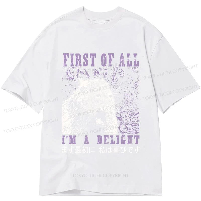 Tokyo-Tiger First Of All I'm A Delight Classic T-Shirt