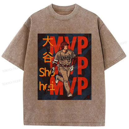 Tokyo-Tiger Japan Shohei Ohtani Japan Washed T-Shirt