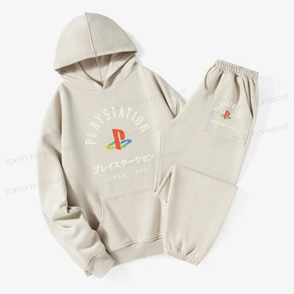 Tokyo-Tiger PlayStation Logo Japan Fleece Lined Hoodie Set