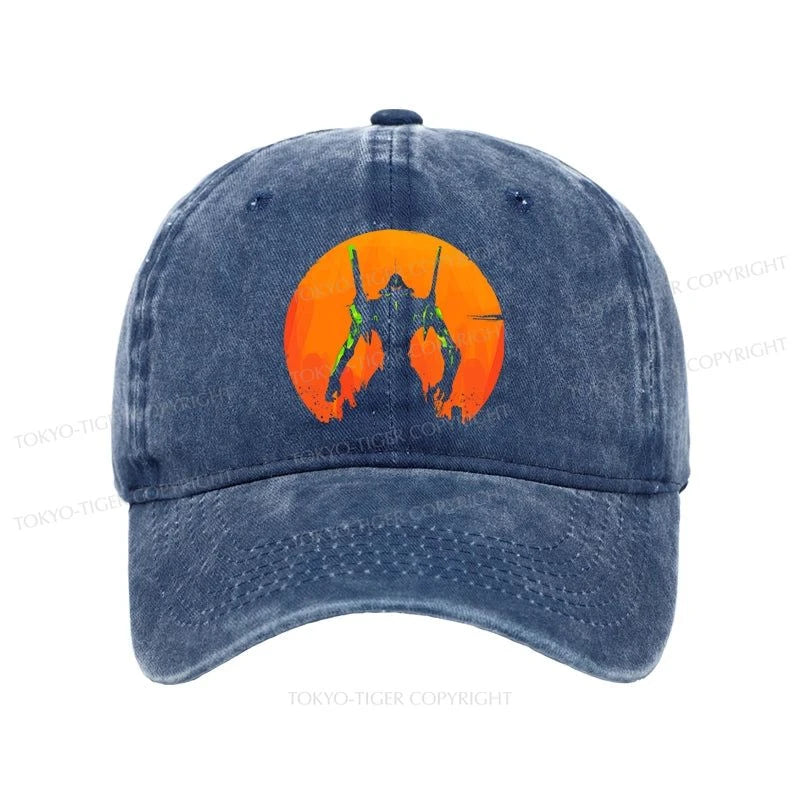 Tokyo-Tiger Robot Warrior Vintage Washed Cap