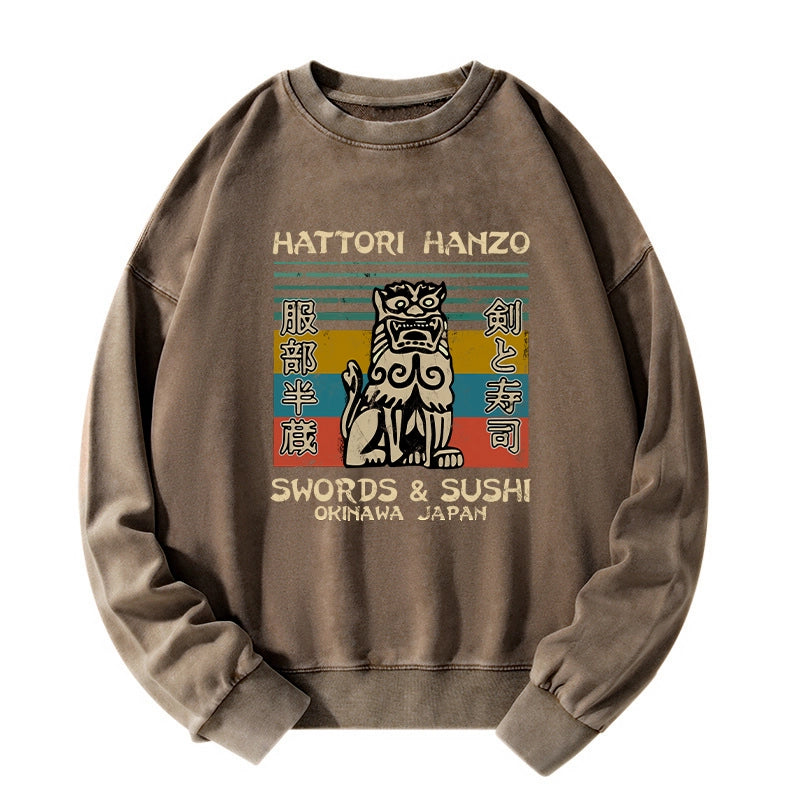 Tokyo-Tiger Hattori Hanzo Washed Sweatshirt