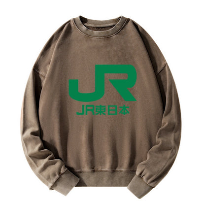 Tokyo-Tiger East Japan Railway Company Washed Sweatshirt