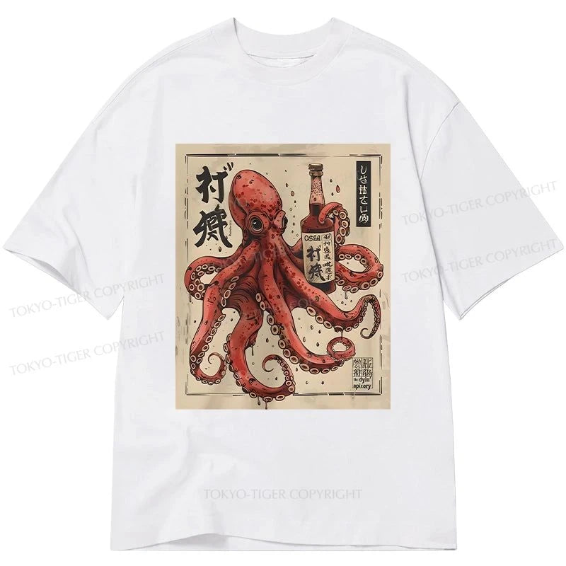 Tokyo-Tiger Osaka Saké Octopus Classic T-Shirt