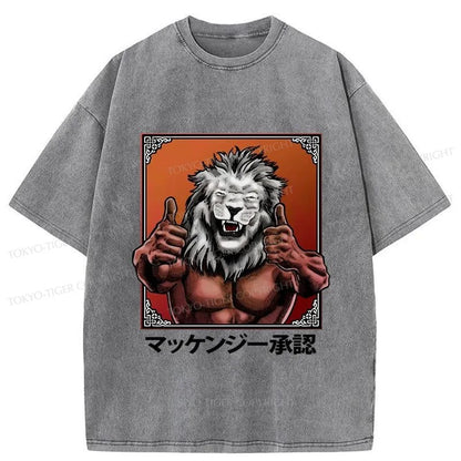 Tokyo-Tiger Danger 5: McKenzie Fan Art Washed T-Shirt