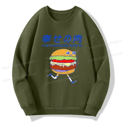 Tokyo-Tiger Tokyo Burger Run Japanese Sweatshirt