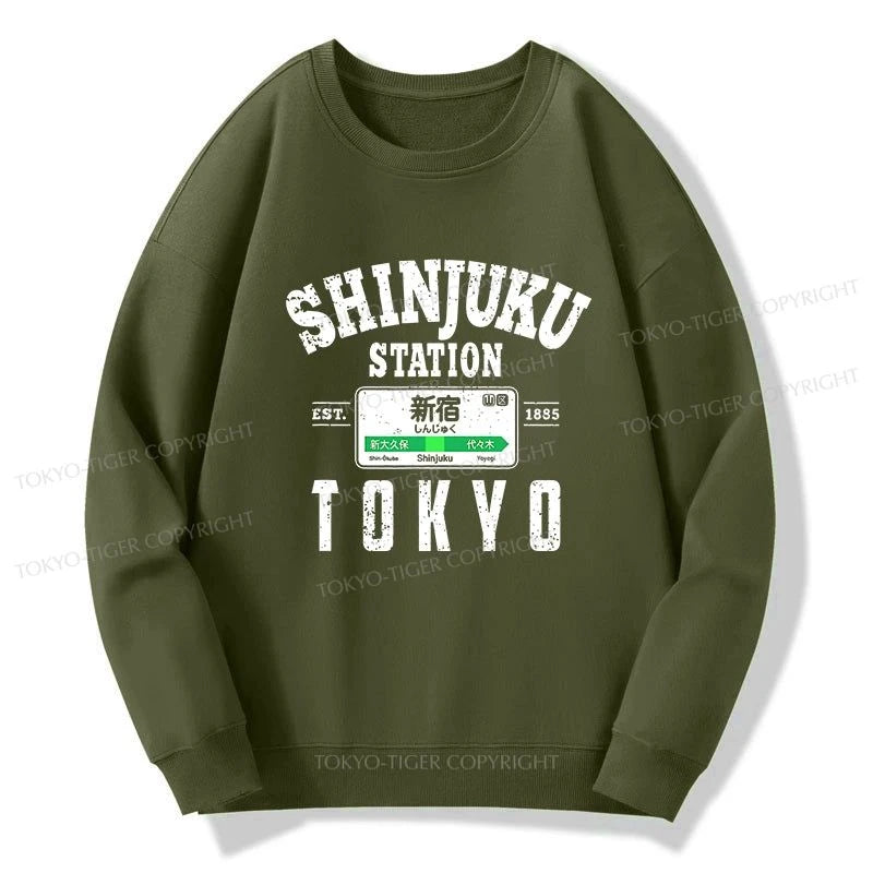 Tokyo-Tiger Shinjuku Station Yamanote Line Sweatshirt