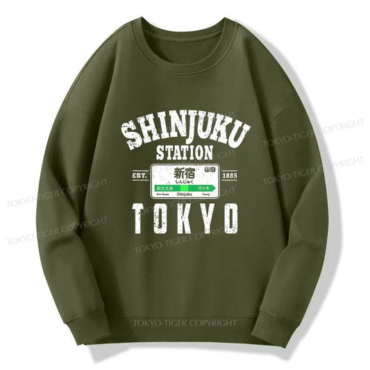 Tokyo-Tiger Shinjuku Station Yamanote Line Sweatshirt