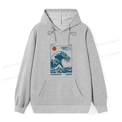 Tokyo-Tiger Hokkaido Wave Japan Classic Hoodie