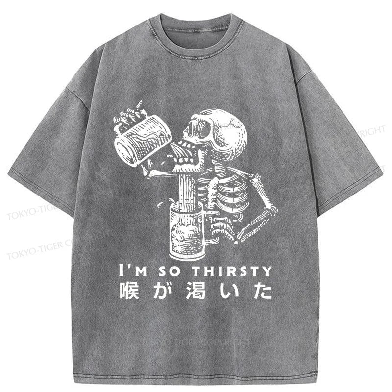 Tokyo-Tiger I'm So Thirsty Japan Washed T-Shirt