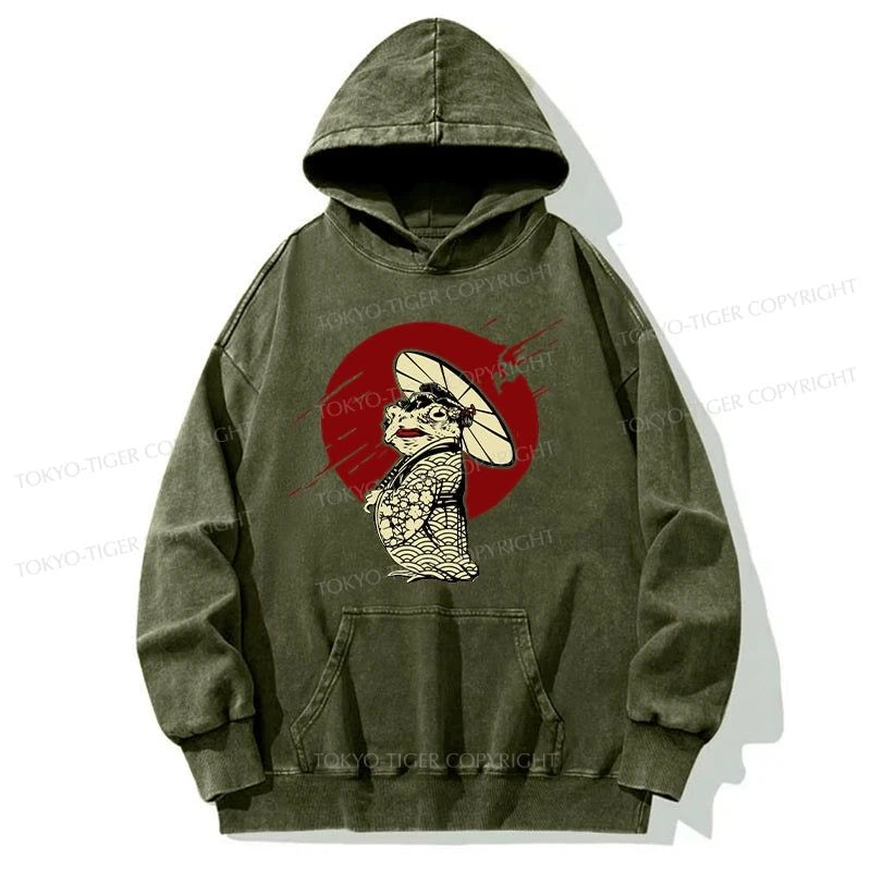 Tokyo-Tiger Frog Monster Washed Hoodie