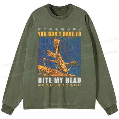 Tokyo-Tiger You Don't Have To Washed Long Sleeve T-Shirt