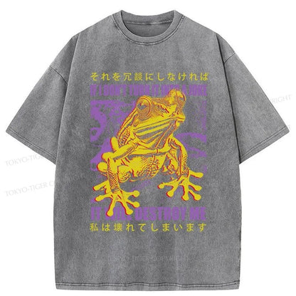 Tokyo-Tiger A Frog Prone To Emotional Breakdown Washed T-Shirt