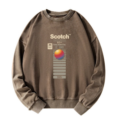 Tokyo-Tiger VHS Scotch E180 Washed Sweatshirt