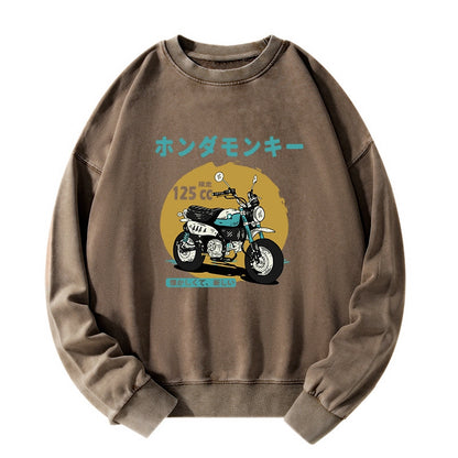 Tokyo-Tiger Honda Motorcycle Japanese Washed Sweatshirt