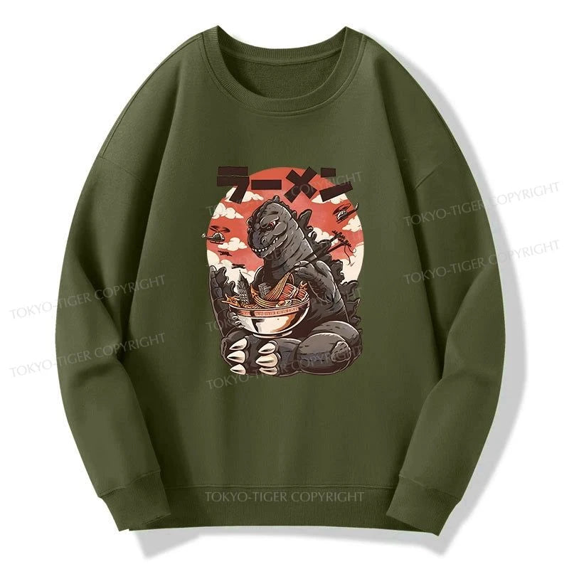 Tokyo-Tiger Ramen Monster Japanese Sweatshirt