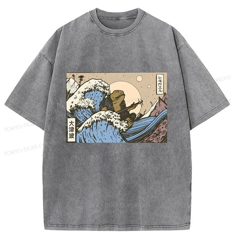 Tokyo-Tiger Japanese Toad Monster Washed T-Shirt