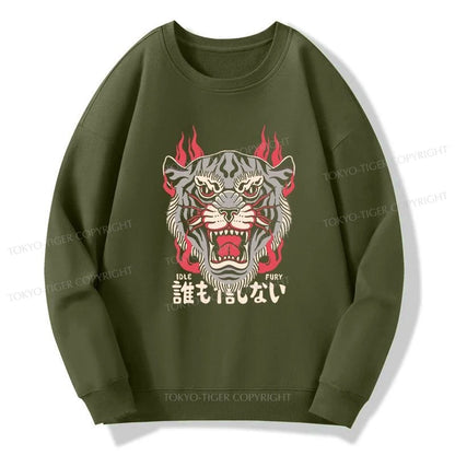 Tokyo-Tiger Retro Tiger Japanese Sweatshirt