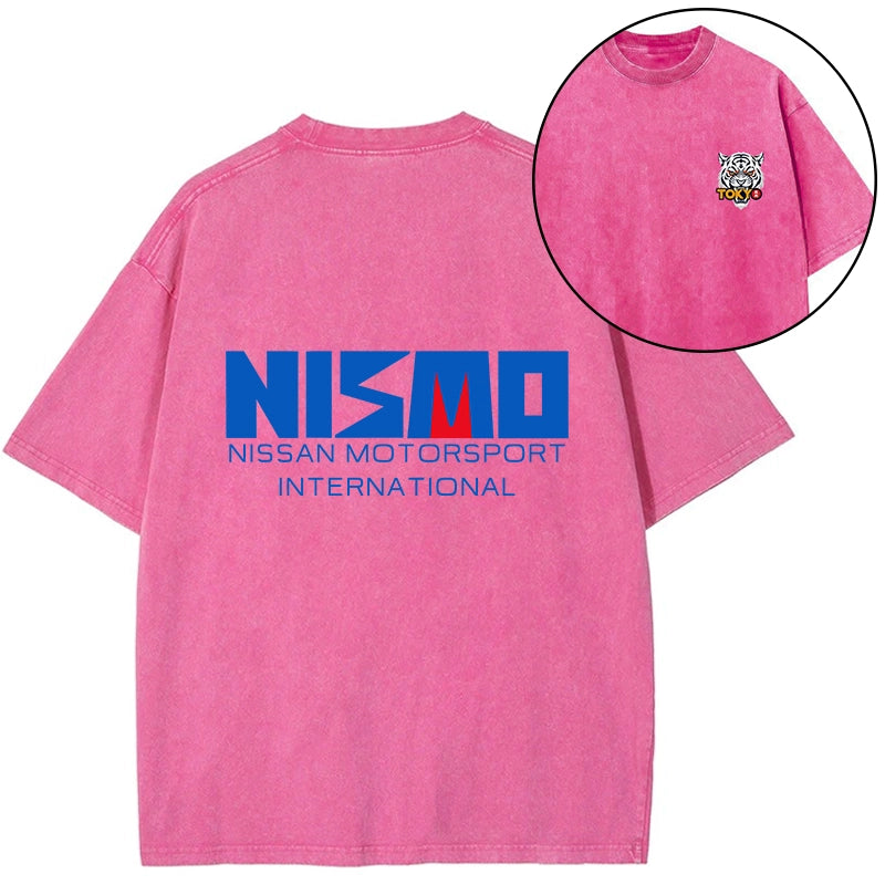 Tokyo-Tiger Nismo Japanese Front Back Washed T-Shirt