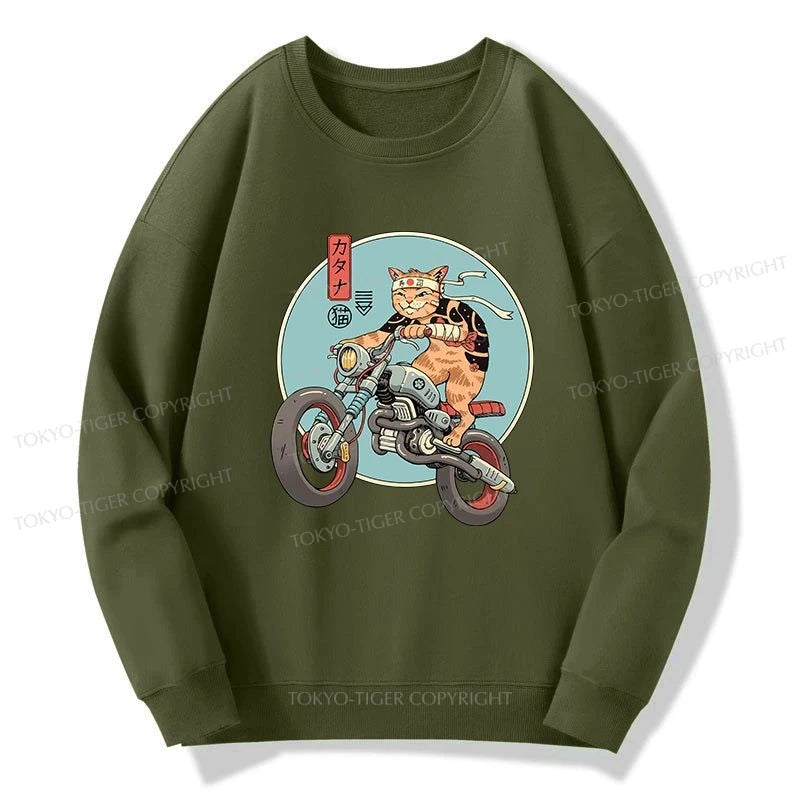 Tokyo-Tiger Catana Motorcycle Sweatshirt