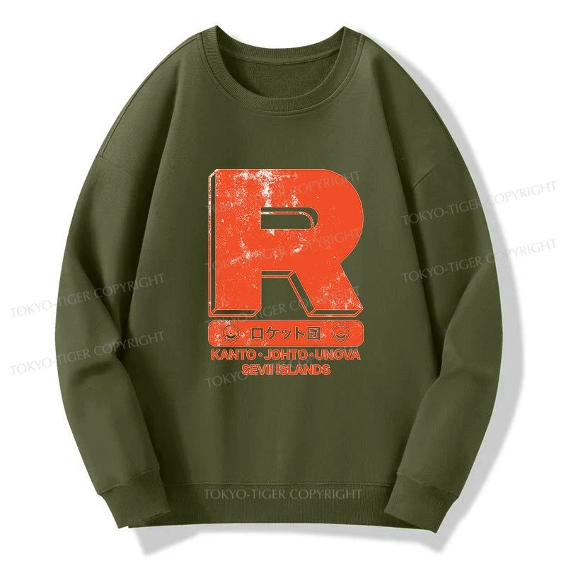 Tokyo-Tiger Team Rocket Japanese Sweatshirt