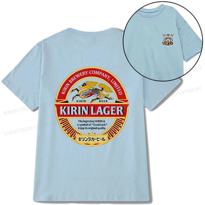 Tokyo-Tiger Kirin Ichiban Beer Logo Japan Front Back Classic T-Shirt