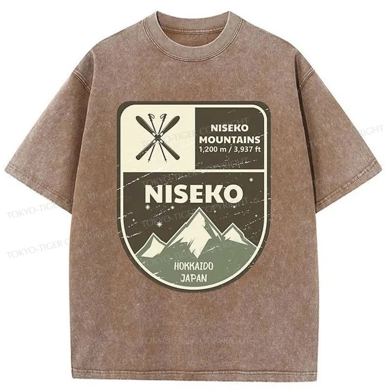 Tokyo-Tiger Niseko Hokkaido Japanese Washed T-Shirt