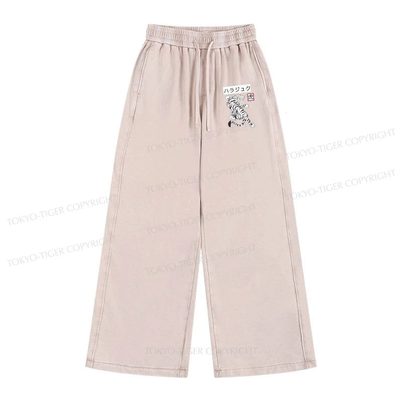 Tokyo-Tiger White Tiger Washed Sweatpants