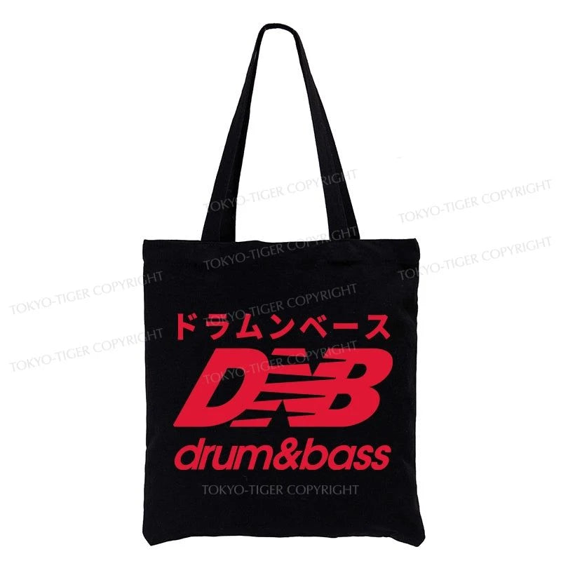 Tokyo-Tiger Drum And Bass Japan Tote Bag