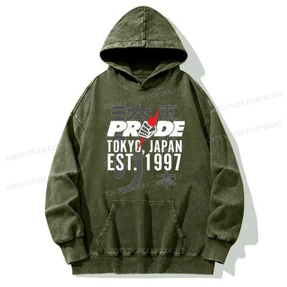 Tokyo-Tiger Pride FC Tokyo Japan Washed Hoodie