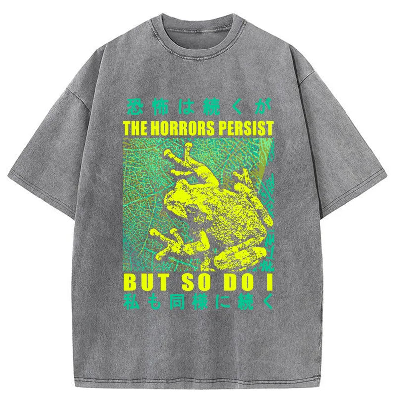 Tokyo-Tiger The Horrors Persist Forg Washed T-Shirt