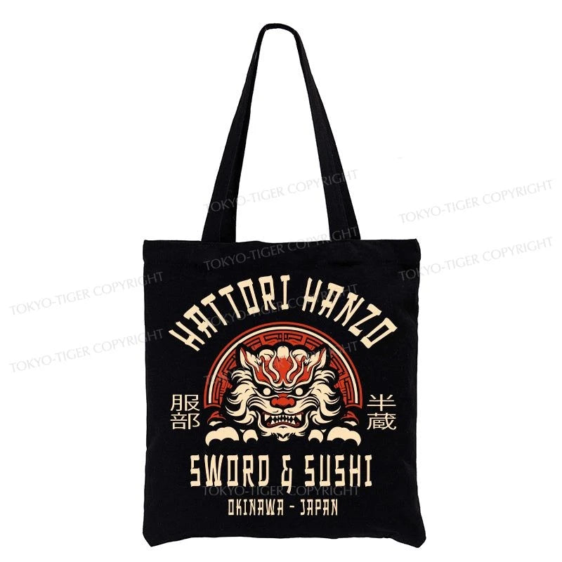 Tokyo-Tiger Hattori Hanzo Sword Tote Bag