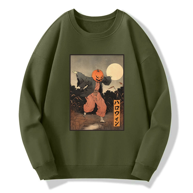 Tokyo-Tiger Japanese Pumpkin Monster Sweatshirt