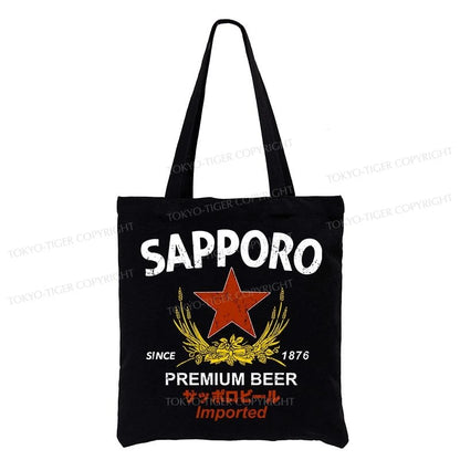 Tokyo-Tiger Sapporo Beer Essential Tote Bag