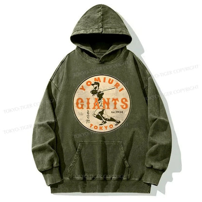 Tokyo-Tiger Yomiuri Giants Shigeru Nagashima Washed Hoodie