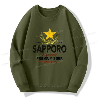 Tokyo-Tiger Sapporo Beer Star Japanese Sweatshirt