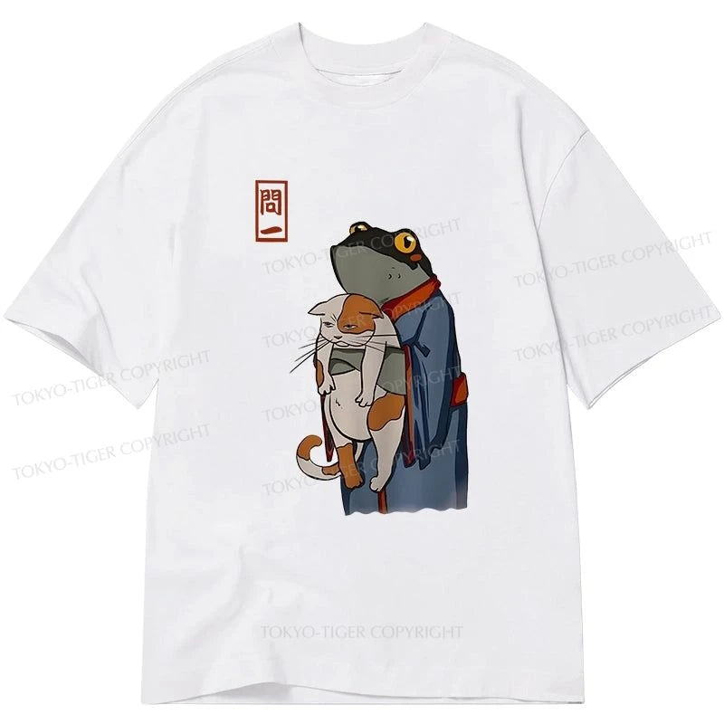 Tokyo-Tiger The Frog Holds The Cat Classic T-Shirt